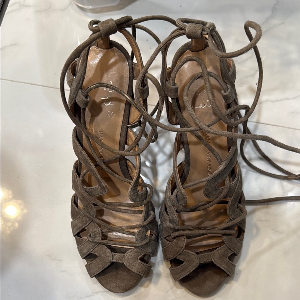 Banana Republic Brown Gladiator Sandals
